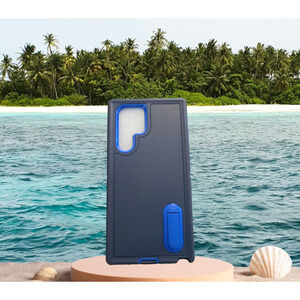 Designed for Samsung Galaxy S22 Ultra Case, [Built-in Kickstand]